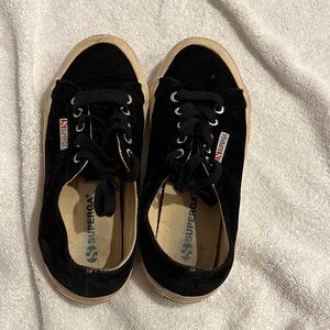 Superga velvet sneakers